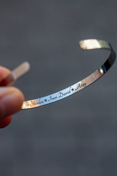 names engraving cuff